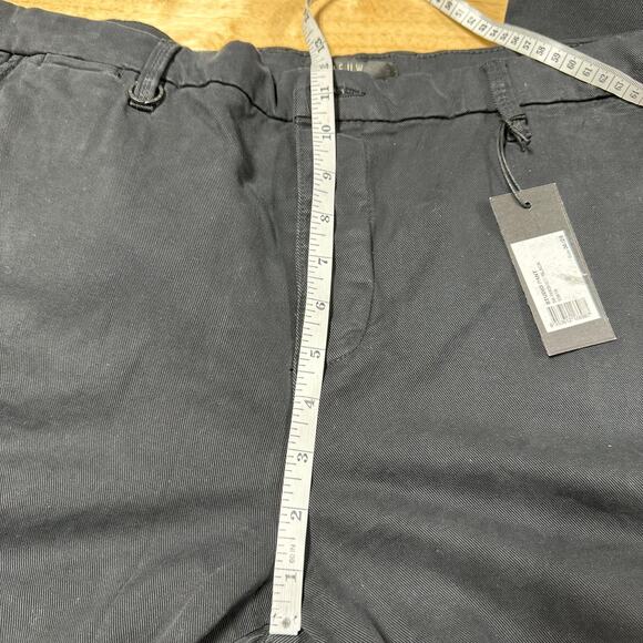 NEUW NWT Washed Black Studio Pant Men's Size 38W x 28L Flat Front Cuffed Hem - Picture 9 of 11